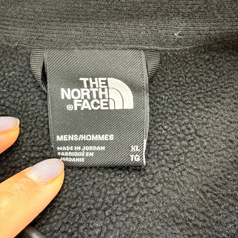 The North Face Mens Black Full Zip Fleece Lined Track Jacket XL NF0A3LUK